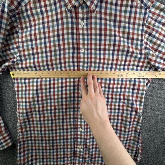 Gitman Bros For Fashion Post Louisville Colorful Check Medium Button Up Cotton - Picture 5 of 16